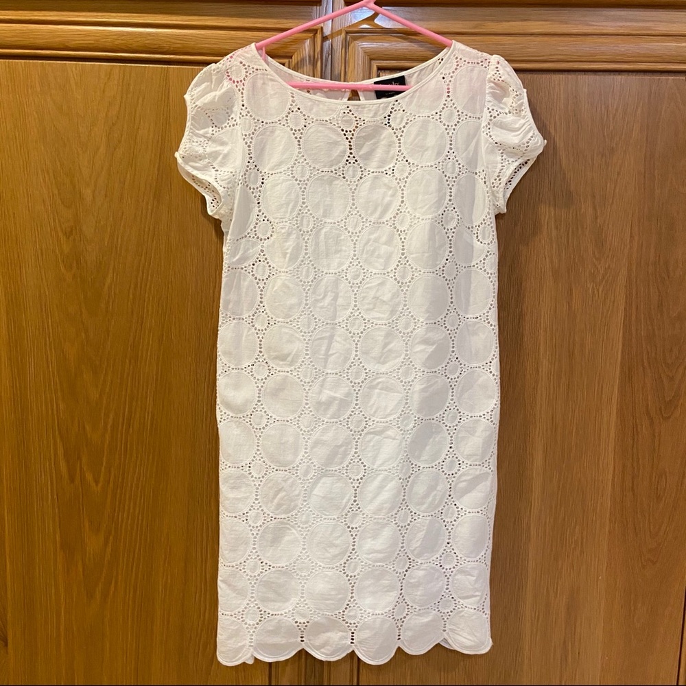 Laundry by shelli segal white lace summer spring poolside dress